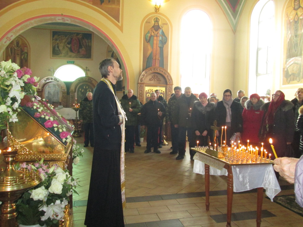 Панихида по казакам в храме Богоявления.