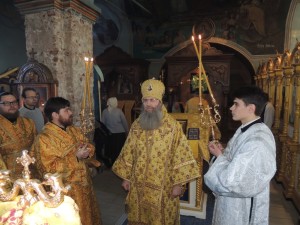 Божественная литургия в Покровском кафедральном соборе г. Урюпинска