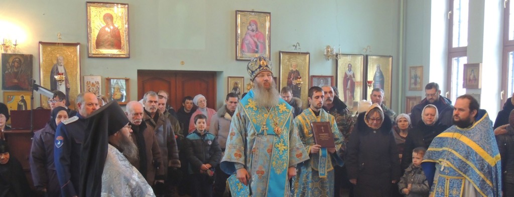 Божественная литургия в Гусевском женском монастыре в честь Ахтырской иконы Божией Матери.