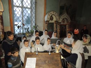Детская Божественная Литургия в кафедральном соборе Покрова Пресвятой Богородицы