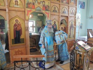Божественная литургия в Гусевском женском монастыре в честь Ахтырской иконы Божией Матери