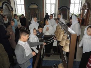 Детская Божественная Литургия в кафедральном соборе Покрова Пресвятой Богородицы
