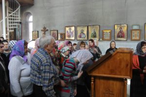 Воскресная служба в храме Святаго Духа Утешителя города Жирновск