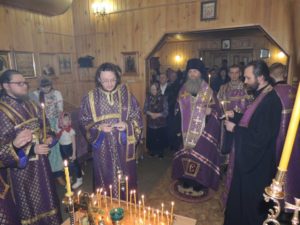 Заупокойное Вечернее богослужение в храме прп. Агапита Печерского в г. Михайловке