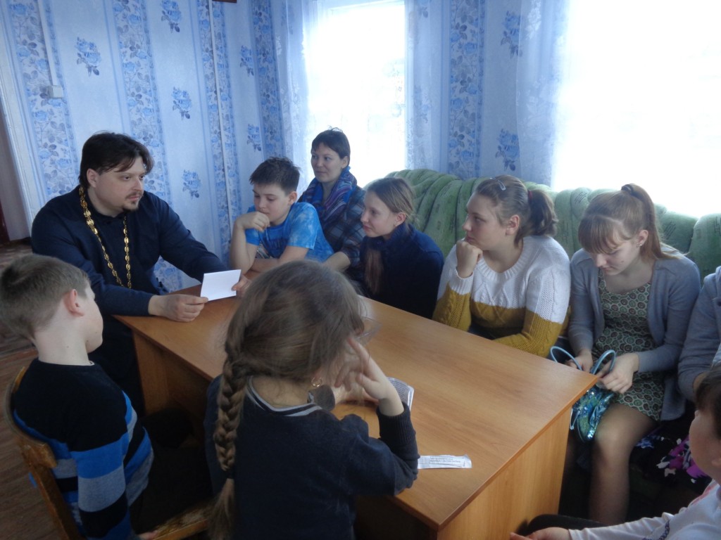 Очередное заседание православного молодежного клуба «Светоч».