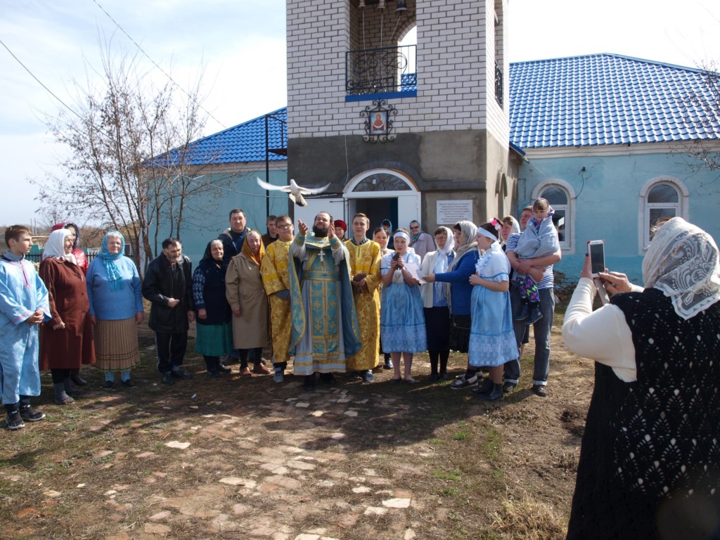 Божественная Литургия в храме Покрова Пресвятой Богородицы с. Солодча. (Благовещение)