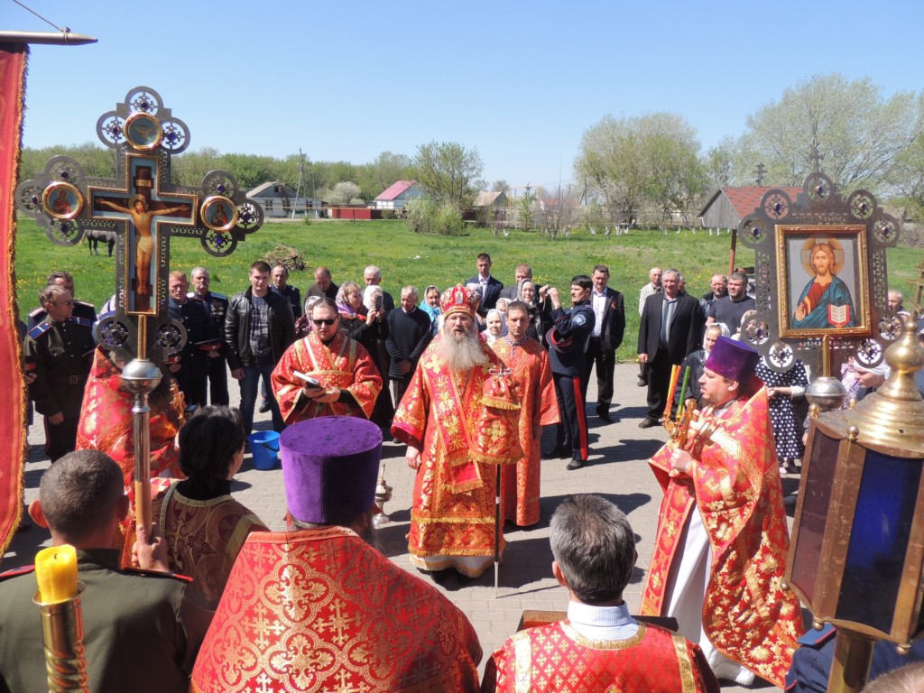 Служение епископа Елисея в день памяти Вмч. Георгия Победоносца.