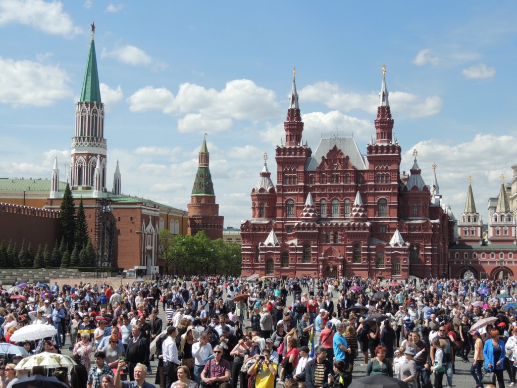 Святейший Патриарх Кирилл обратился к участникам концерта на Красной площади, посвященного Дню славянской письменности и культуры