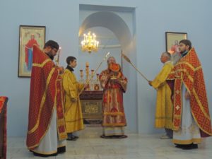  Божественная литургия в Покровском кафедральном соборе г. Урюпинска