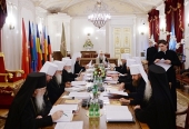 Очередное заседание Священного Синода Русской Православной Церкви.