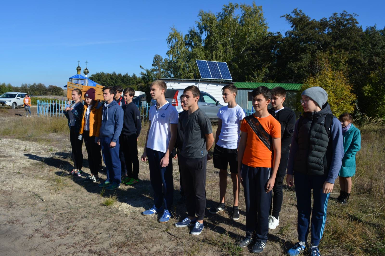Ученики православной гимназии города Фролово посетили святой источник.
