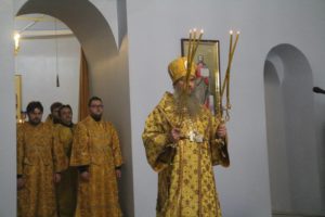 Всенощное бдение в Покровском кафедральном соборе г. Урюпинска