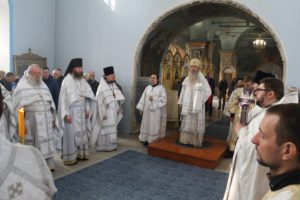 Божественная литургия в кафедральном соборе Покрова Пресвятой Богородицы г.Урюпинска