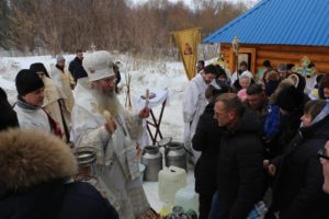 Служение епископа Елисея в праздник Богоявления