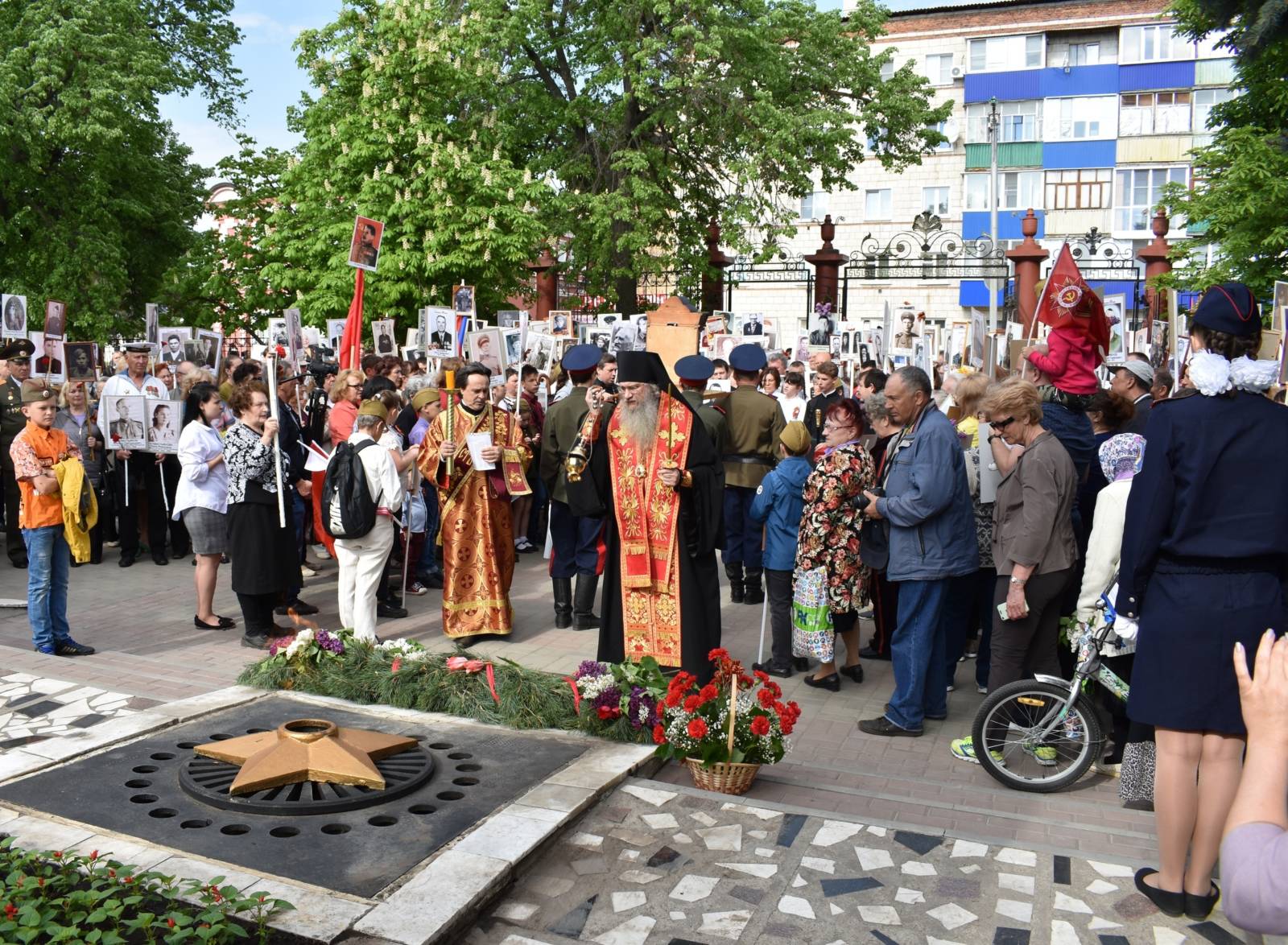 Епископ Елисей принял участие в торжествах, посвящённых Дню Победы.