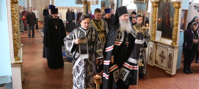 В пятницу 1-й седмицы Великого поста