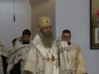 Служение епископа Елисея в канун 33-й недели по пятидесятнице.