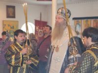 Божественную Литургию Преждеосвященных Даров в храме Апостола и Евангелиста Иоанна Богослова ст.Нехаевской