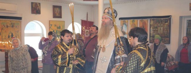 Божественную Литургию Преждеосвященных Даров в храме Апостола и Евангелиста Иоанна Богослова ст.Нехаевской