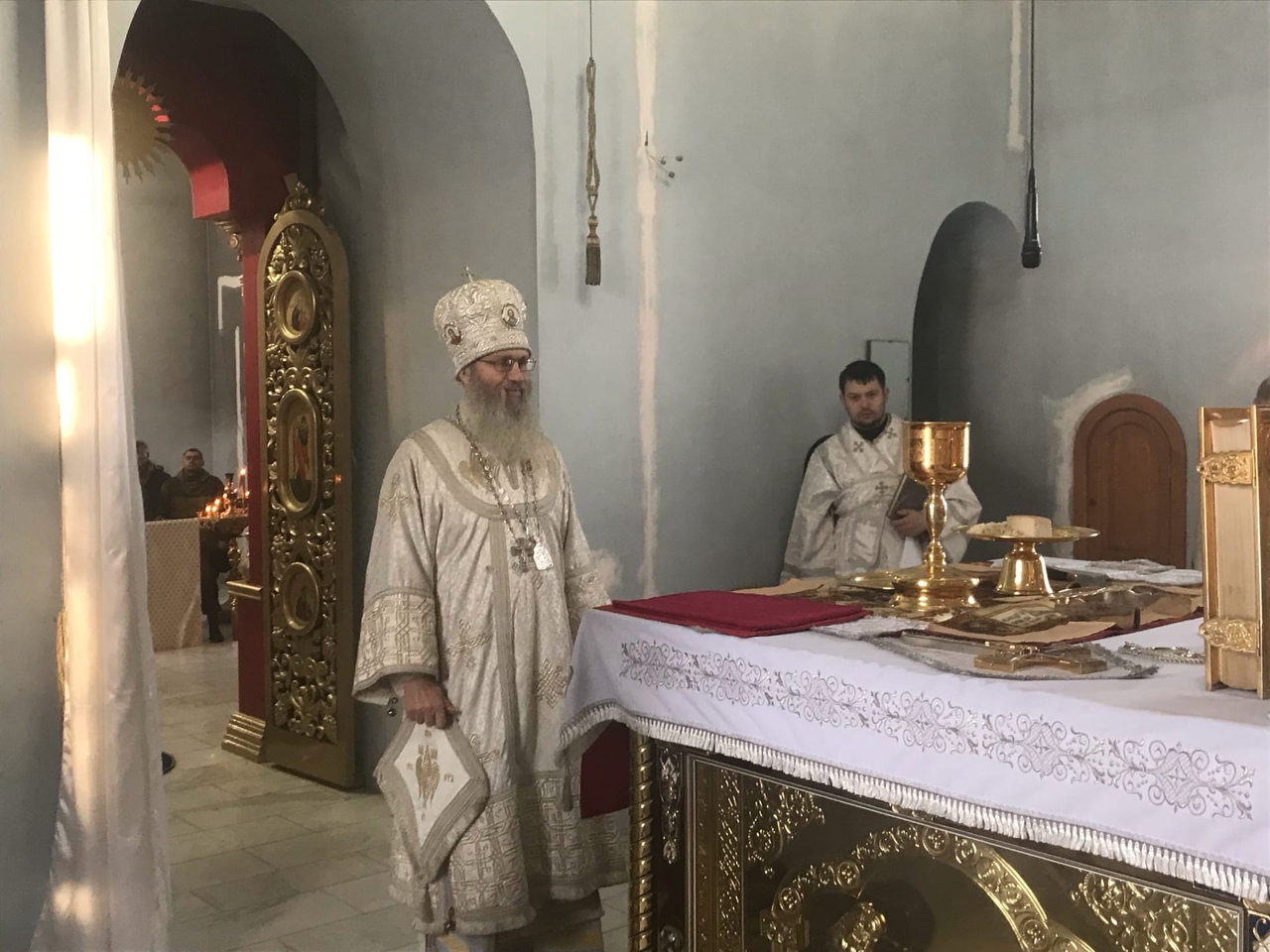 В годовщину геноцида казаков, епископ Елисей совершил Божественную литургию