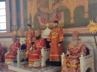 В праздник Антипасхи архипастыри Волгоградской митрополии совершили Литургию в Александро-Невском кафедральном соборе